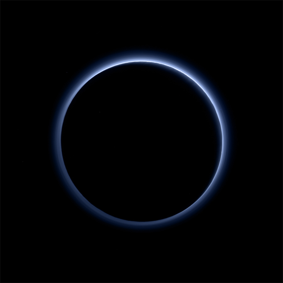 冥王星の大気圏
